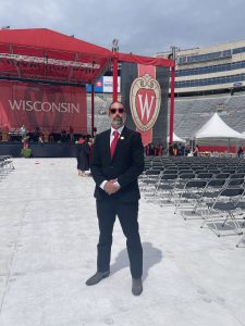 University Registrar Scott Owczarek at Spring Commencement 2023