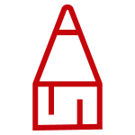 Red pencil graphic