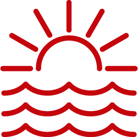 Sunset graphic